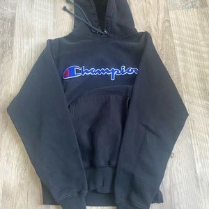 black XS champion hoodie